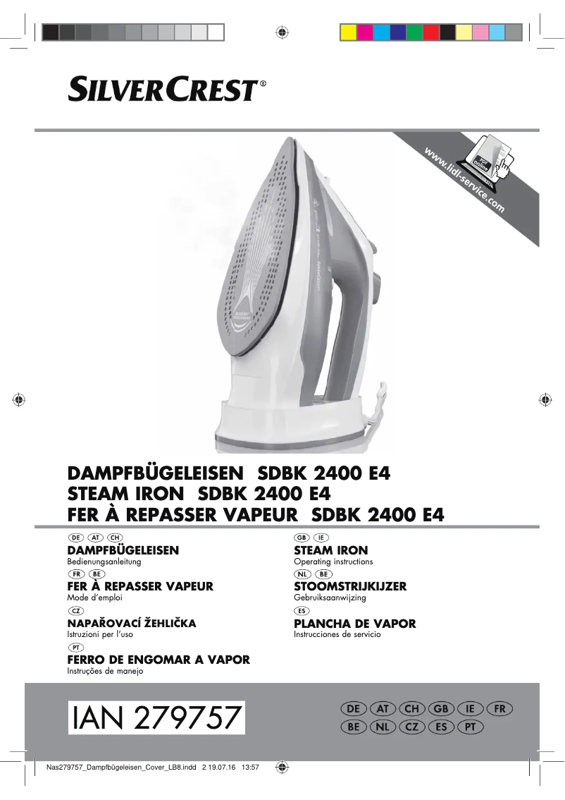 Page 1 de la notice Manuel utilisateur SilverCrest SDB 2400 B2