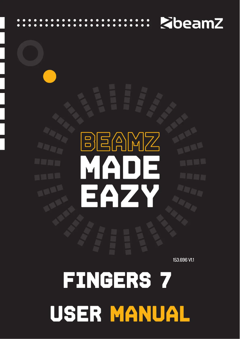 Page n°1 - Manuel utilisateur BeamZ Fingers 7