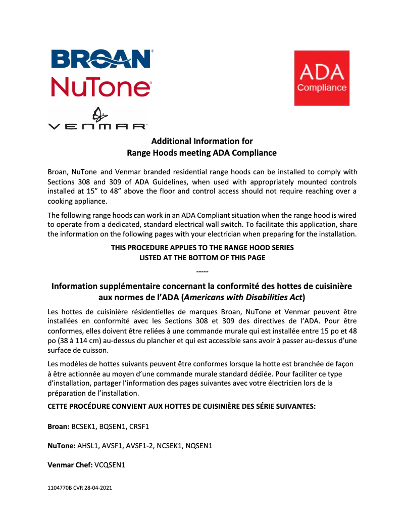 Image de la première page du manuel de l'appareil BCSEK124SS