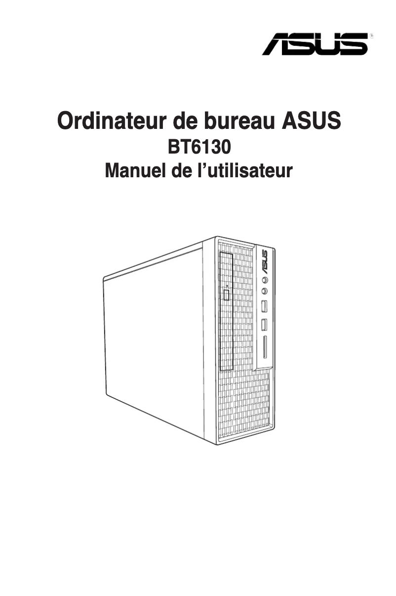 Page 1 de la notice Manuel utilisateur Asus BT6130