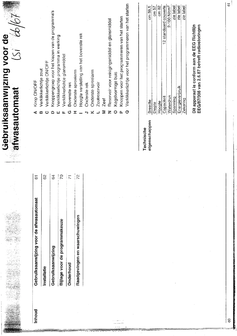 Page 1 de la notice Manuel utilisateur Ariston Thermo LSI 66