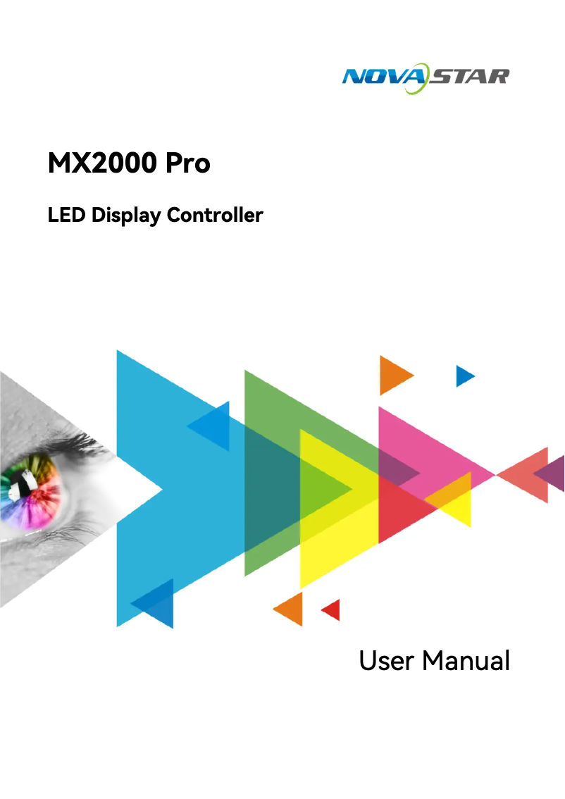 Image de la première page du manuel de l'appareil MX2000 Pro