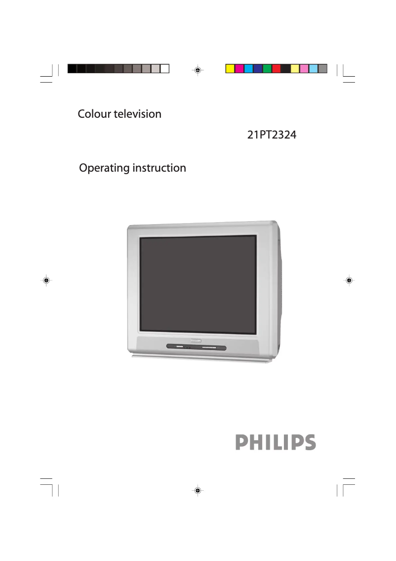 Page 1 de la notice Manuel utilisateur Philips 21PT2324