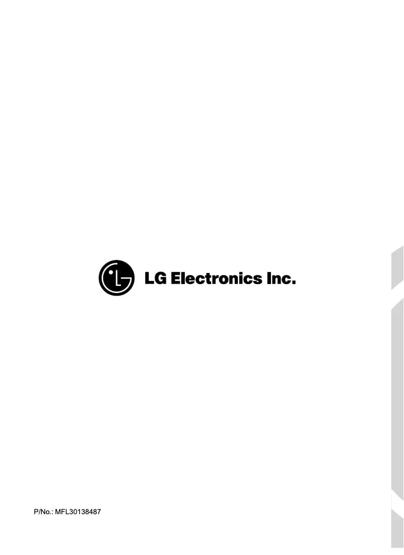 Page 1 de la notice Manuel utilisateur LG WD-14370RD