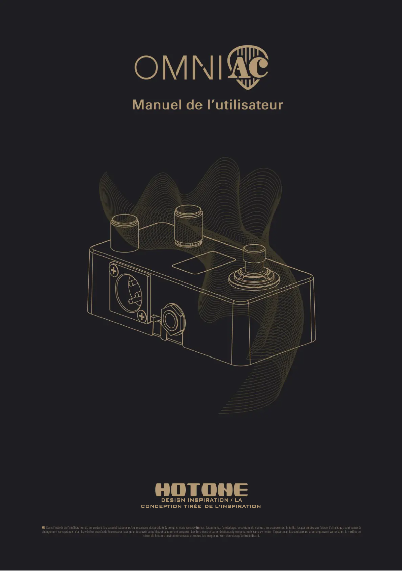 Page n°1 - Manuel utilisateur Hotone Omni AC