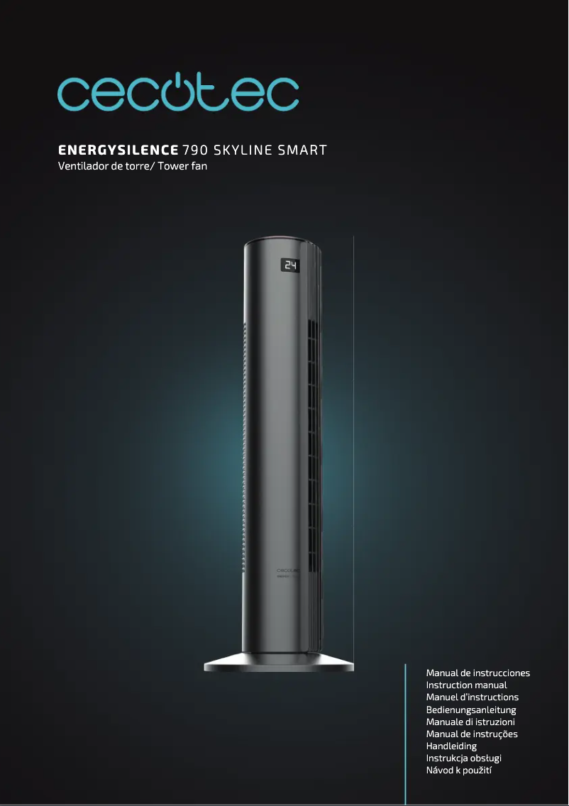 Page 1 de la notice Manuel utilisateur Cecotec EnergySilence 790 Skyline Smart