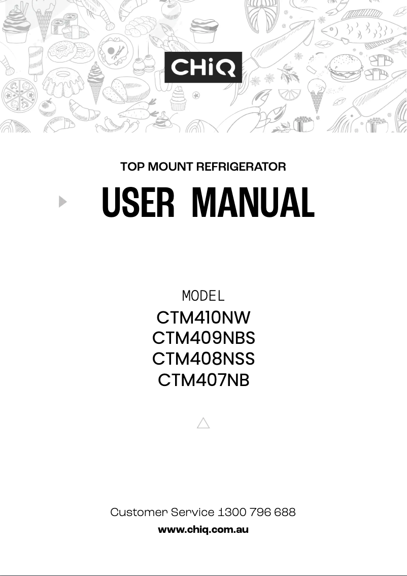 Page n°1 - Manuel utilisateur CHiQ CTM408NSS