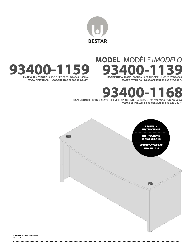 Page 1 de la notice Manuel utilisateur Bestar Connexion 93850