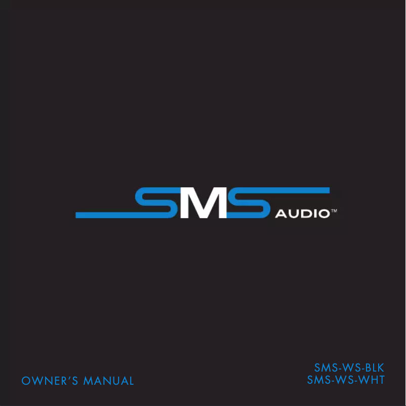 Page n°1 - Manuel utilisateur SMS Audio STREET by 50