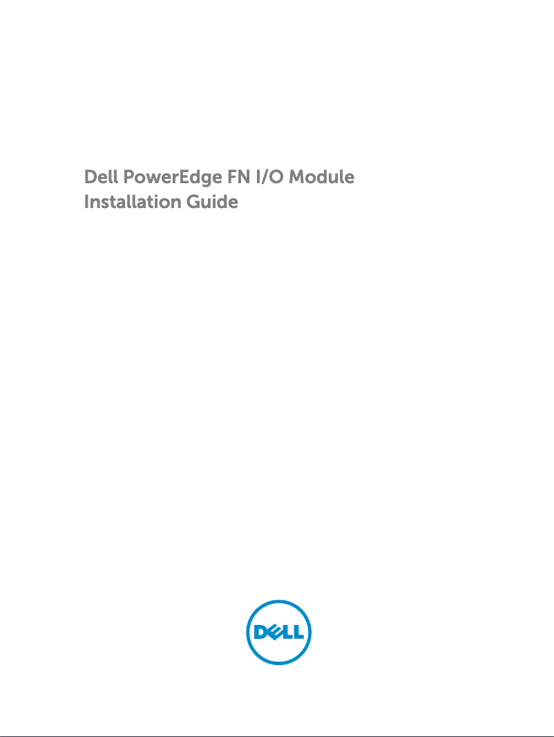 Image de la première page du manuel de l'appareil PowerEdge FN I/O Module