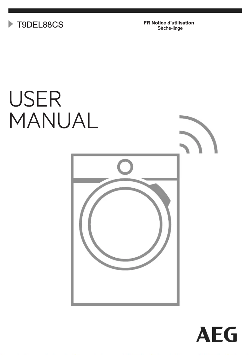 Page n°1 - Manuel utilisateur AEG T9DEL88CS