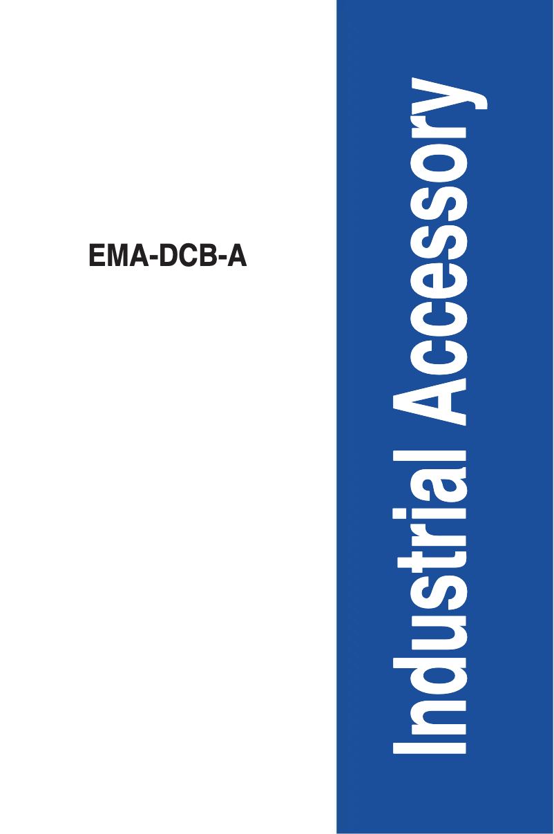 Page 1 de la notice Manuel utilisateur Asus EMA-DCB-A