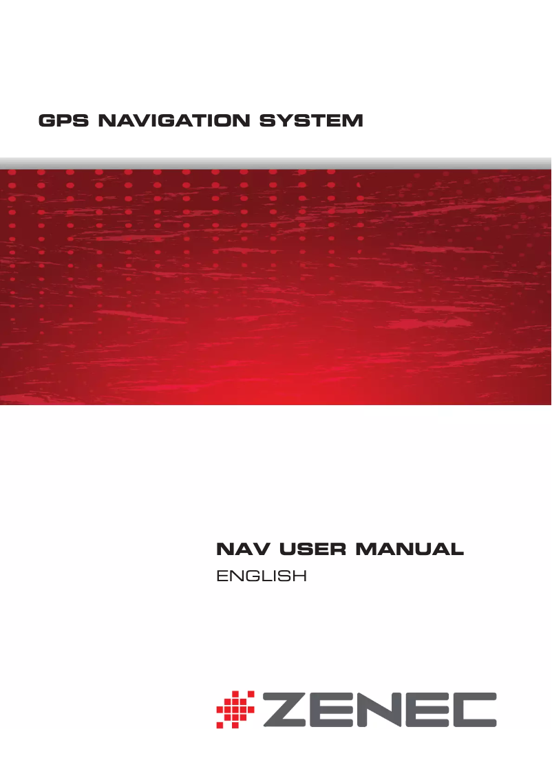 Page n°1 - Manuel utilisateur Zenec Z-N720