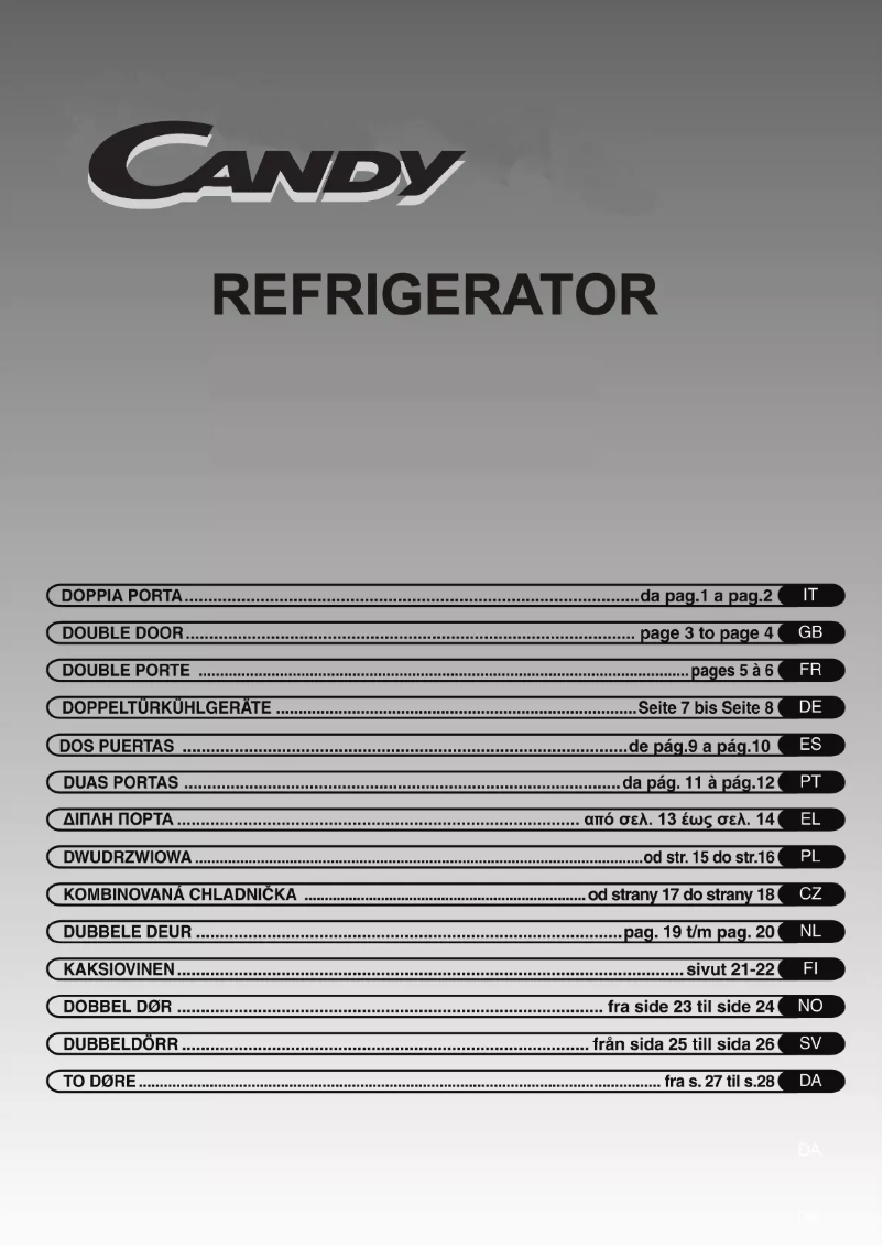 Image de la première page du manuel de l'appareil CFD 2760 E