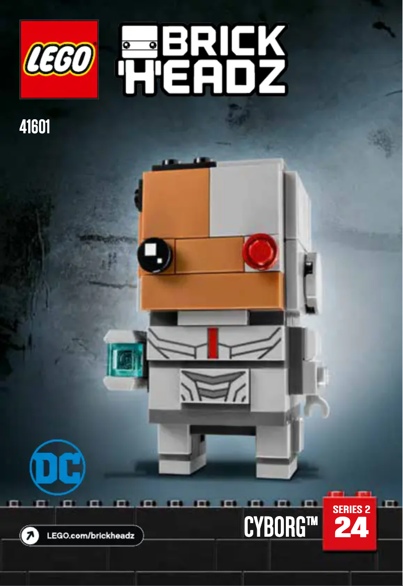 Page 1 de la notice Manuel utilisateur Lego Brickheadz 41601