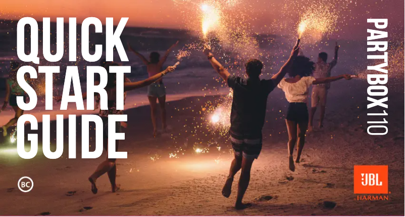 Image de la première page du manuel de l'appareil Partybox 110