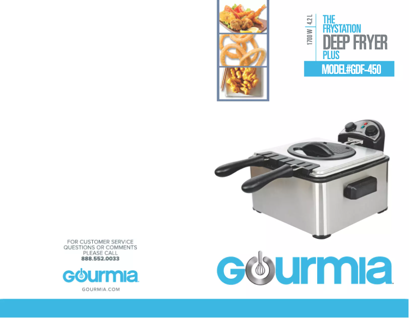 Página 1 del manual Manual de usuario Gourmia GDF450