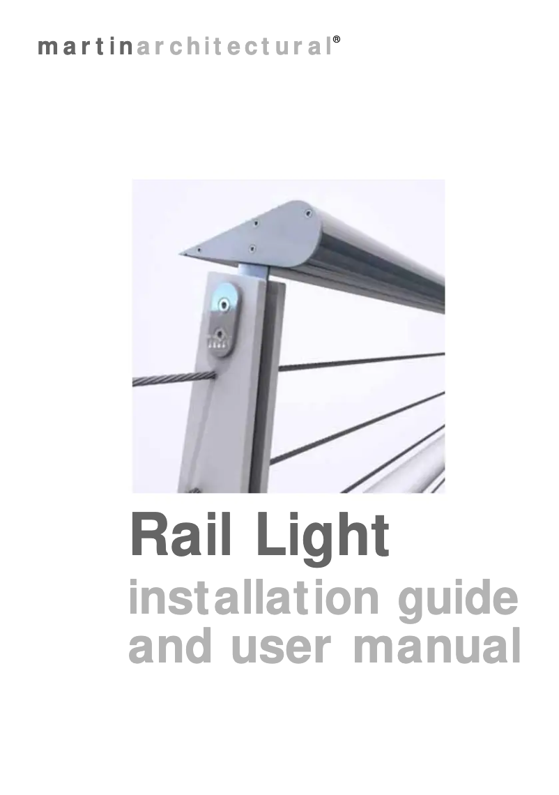 Page n°1 - Manuel utilisateur Martin Rail Light