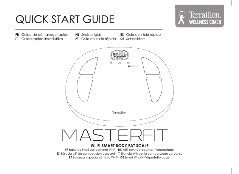 Page n°1 - Manuel utilisateur Terraillon Master Fit Ultra
