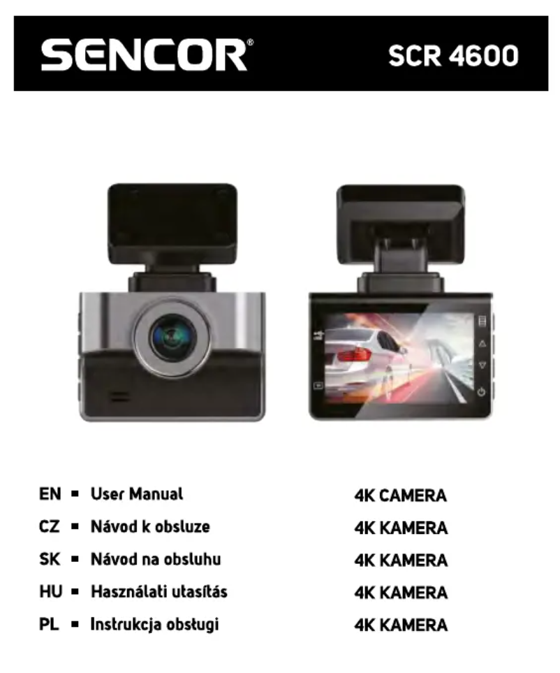 Page 1 de la notice Manuel utilisateur Sencor SCR 4600MR
