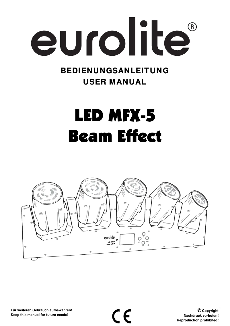 Page 1 de la notice Manuel utilisateur Eurolite MFX-5