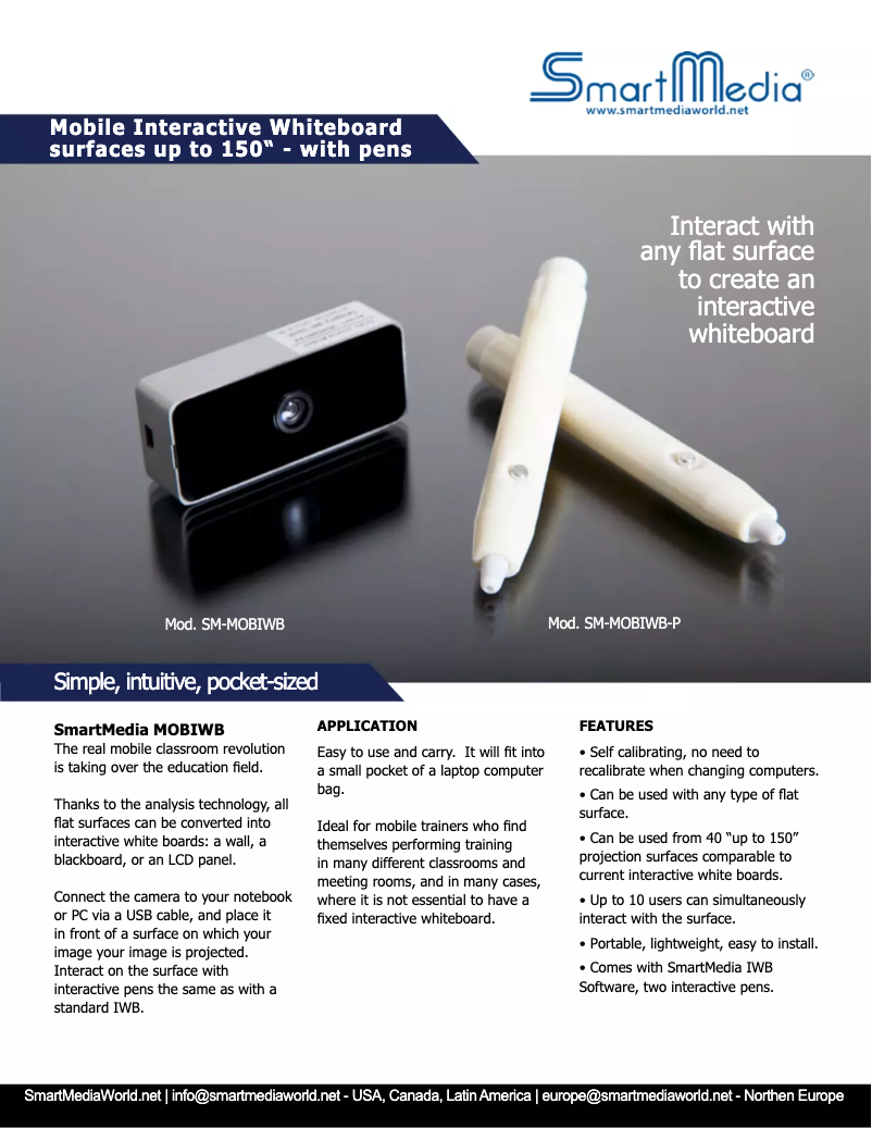 Page n°1 - Manuel utilisateur Smart Media SM-MOBIWB-P PEN