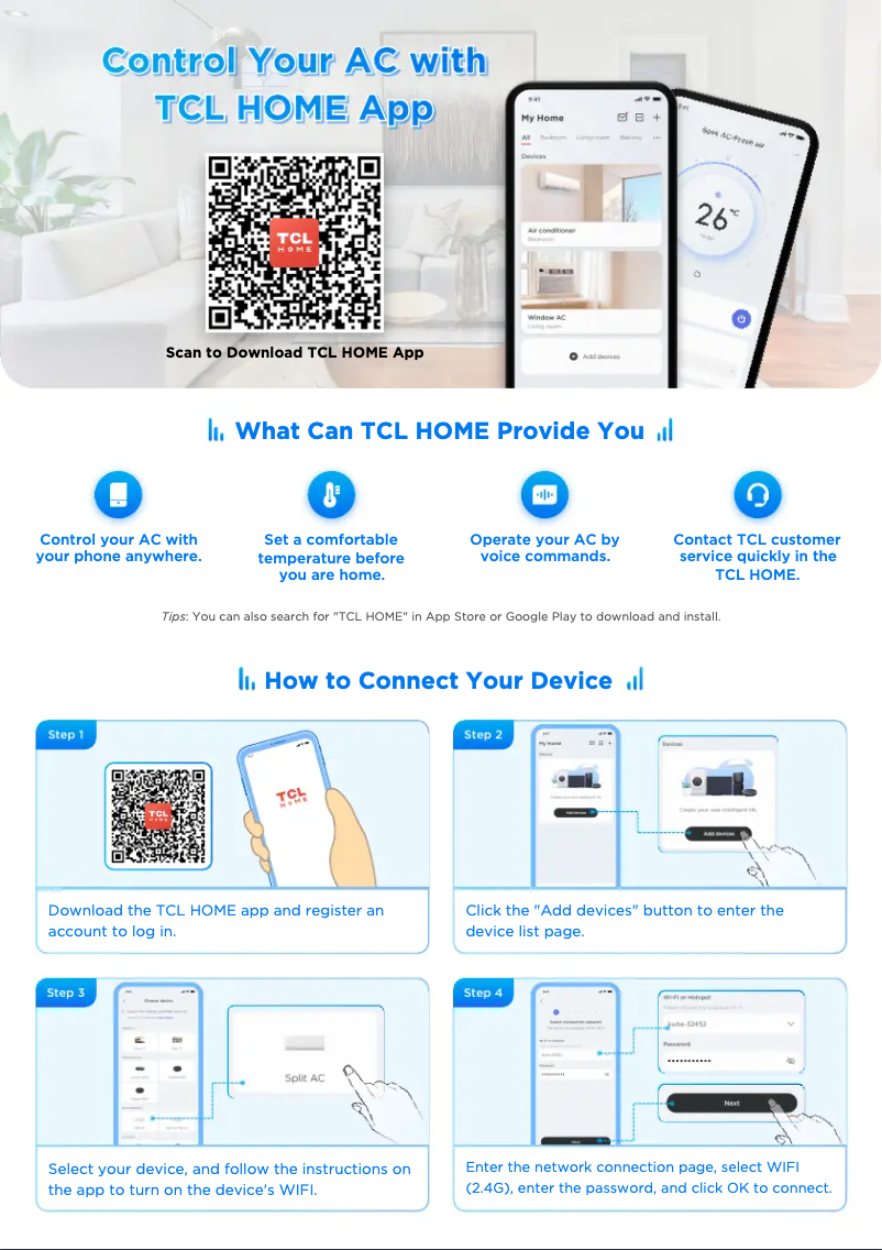 Image de la première page du manuel de l'appareil TAC-18CHSD-XA82