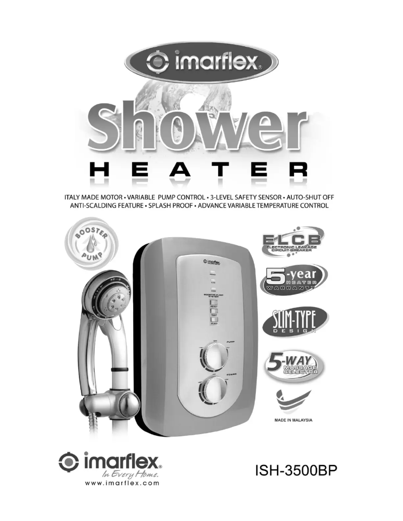 Página 1 del manual Manual de usuario Imarflex ISH-3500BP