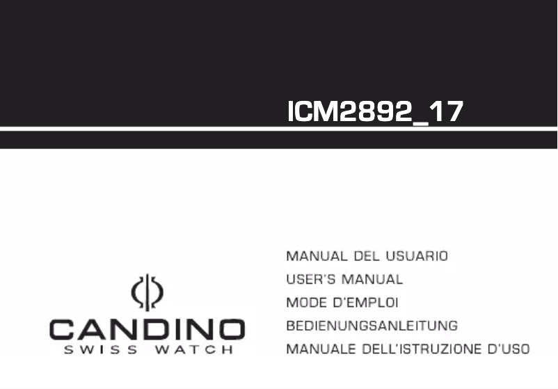 Page n°1 - Manuel utilisateur Candino C4303 Automatic