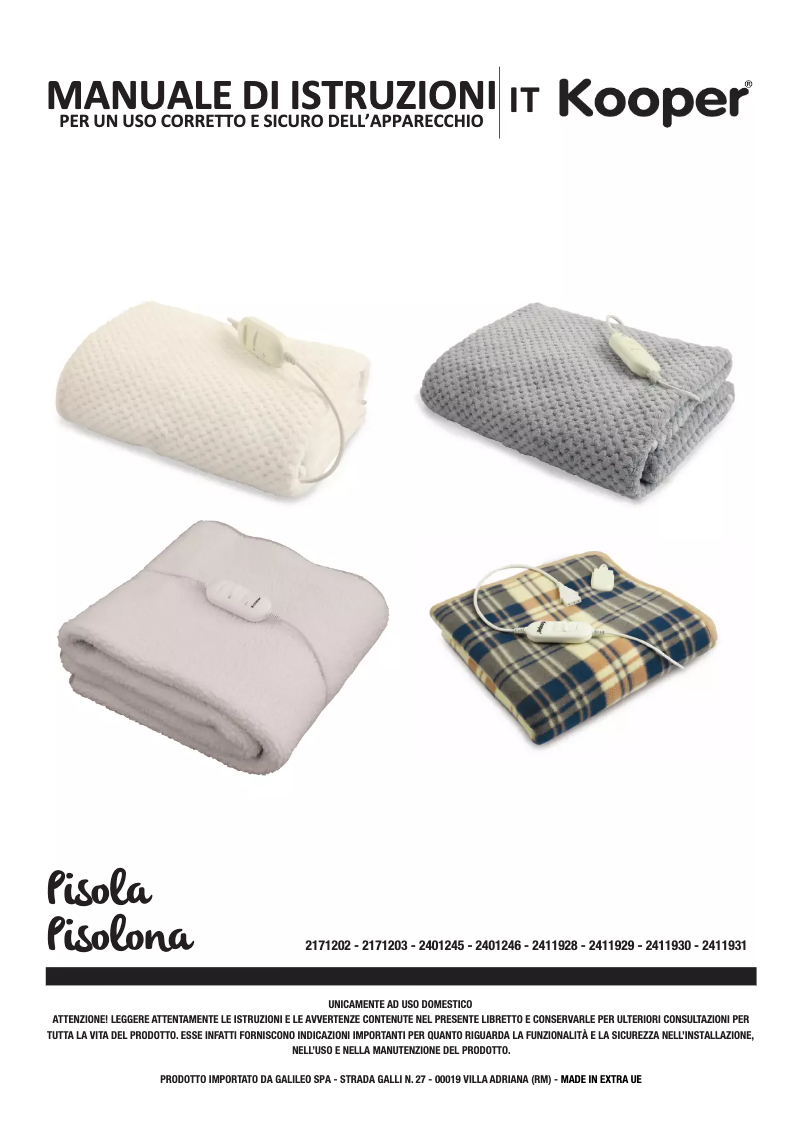 Página 1 del manual Manual de usuario Kooper 2411930