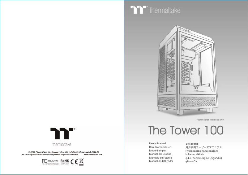 Page n°1 - Manuel utilisateur Thermaltake The Tower 100