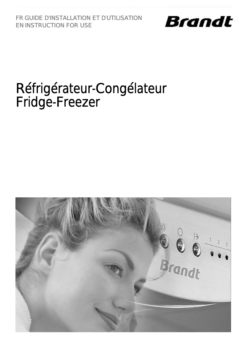 Página 1 del manual Manual de usuario Brandt BFC5555GB