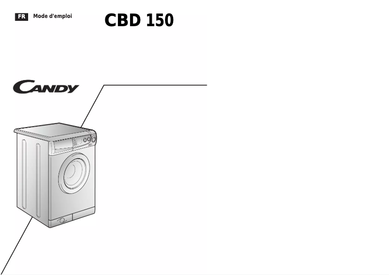 Page n°1 - Manuel utilisateur Candy LB CBD 150FR