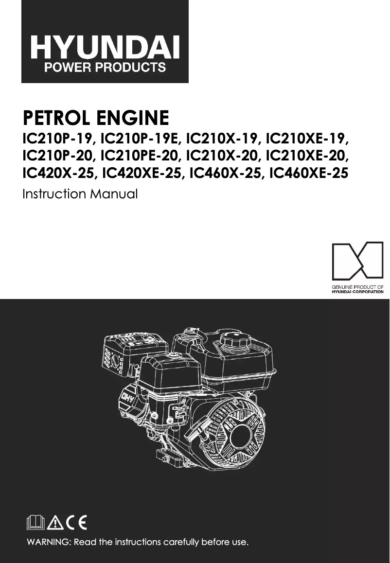 Page n°1 - Manuel utilisateur Hyundai IC210X-20
