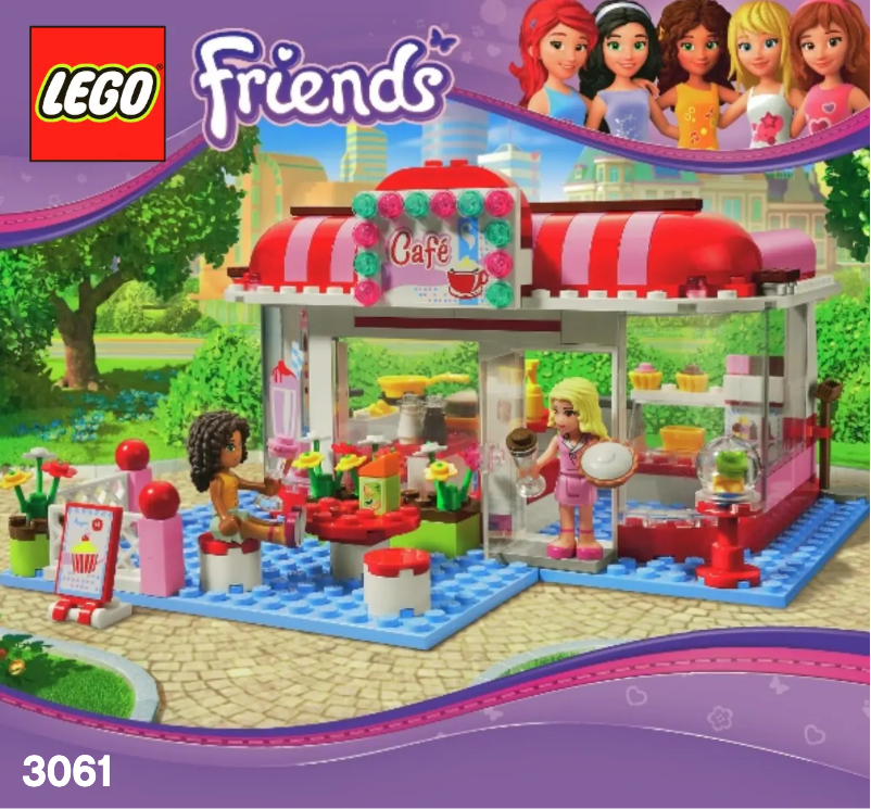 Page 1 de la notice Manuel utilisateur Lego Friends 3061