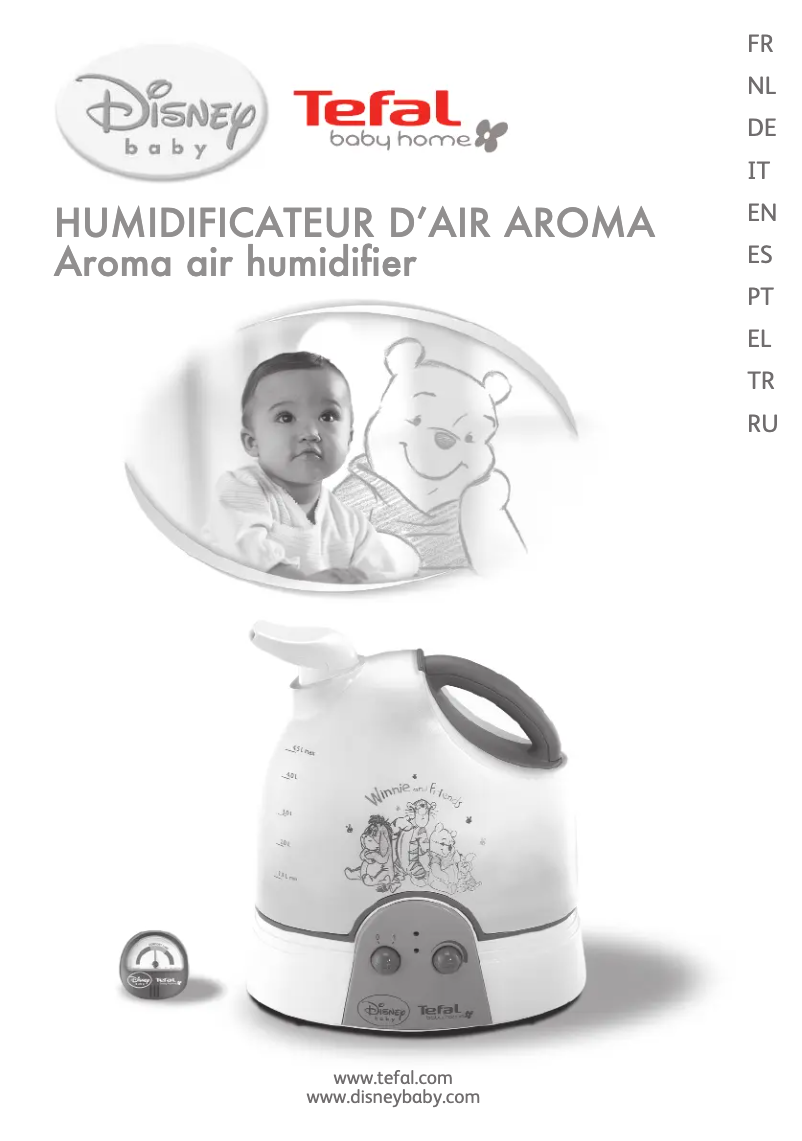 Image de la première page du manuel de l'appareil Baby Home Disney TD4100