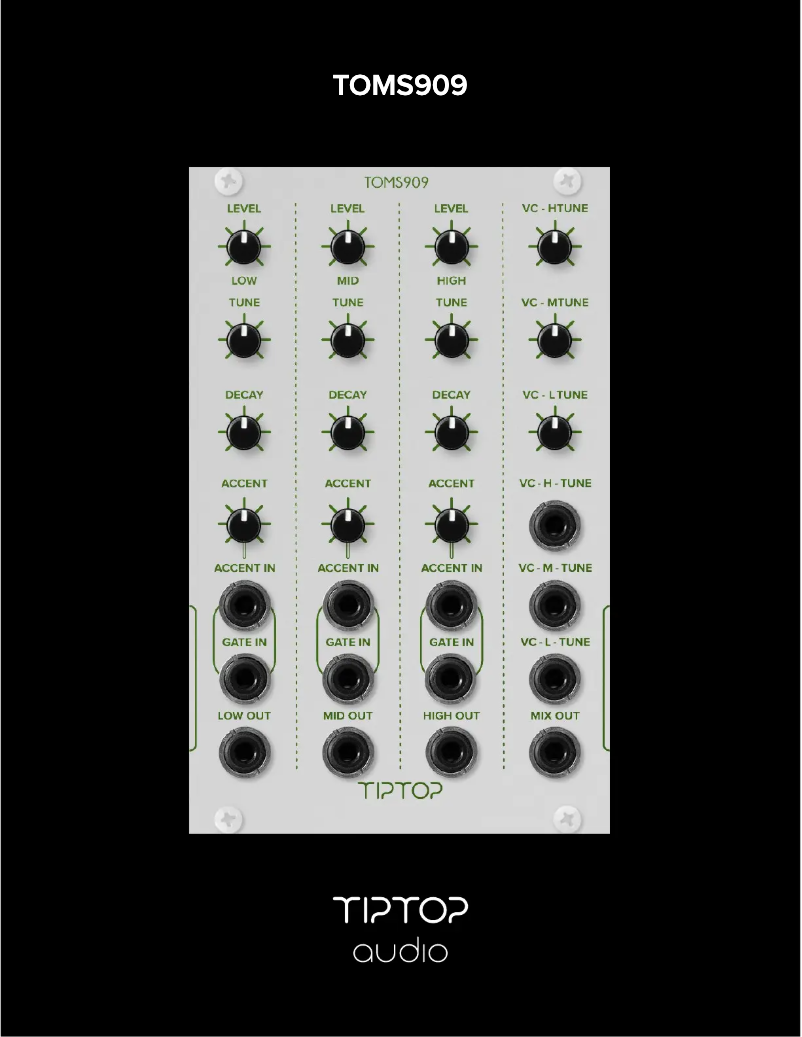 Image de la première page du manuel de l'appareil TOMS909