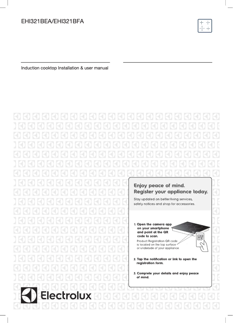 Página 1 del manual Manual de usuario Electrolux UltimateTaste 300 EHI321BFA