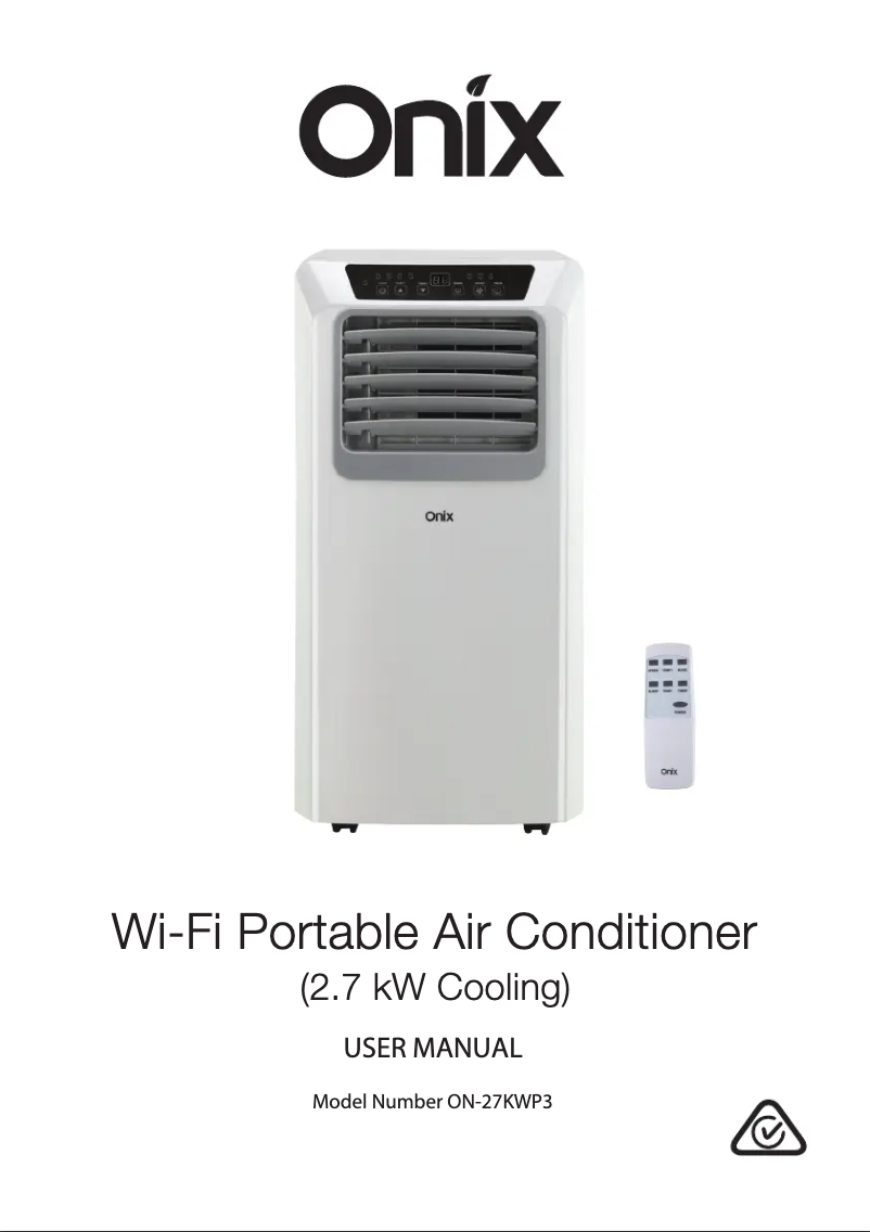 Page n°1 - Manuel utilisateur Onix ON-27KWP3