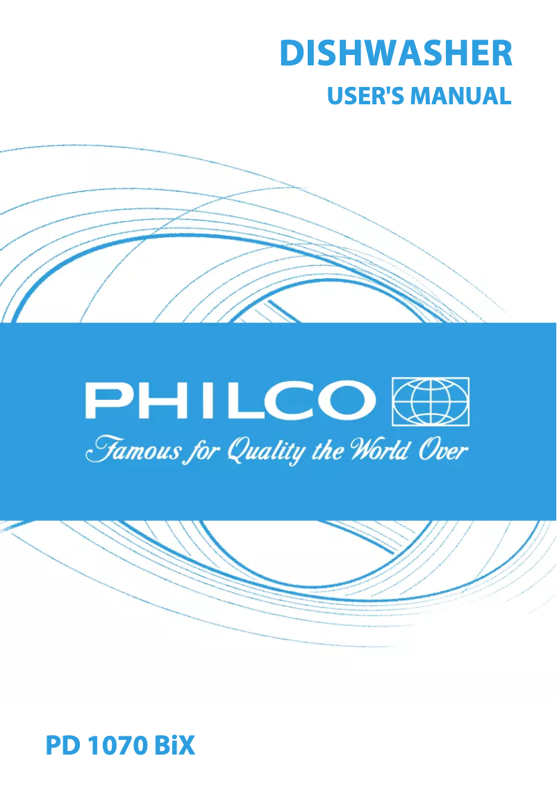 Page n°1 - Manuel utilisateur Philco PD 1070 BIX