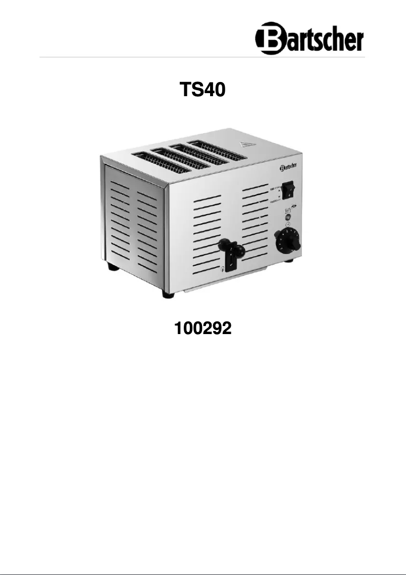 Image de la première page du manuel de l'appareil TS40
