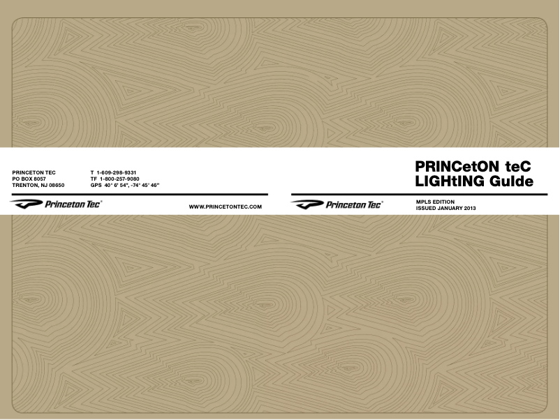 Page 1 de la notice Manuel utilisateur Princeton Tec Quad Blue