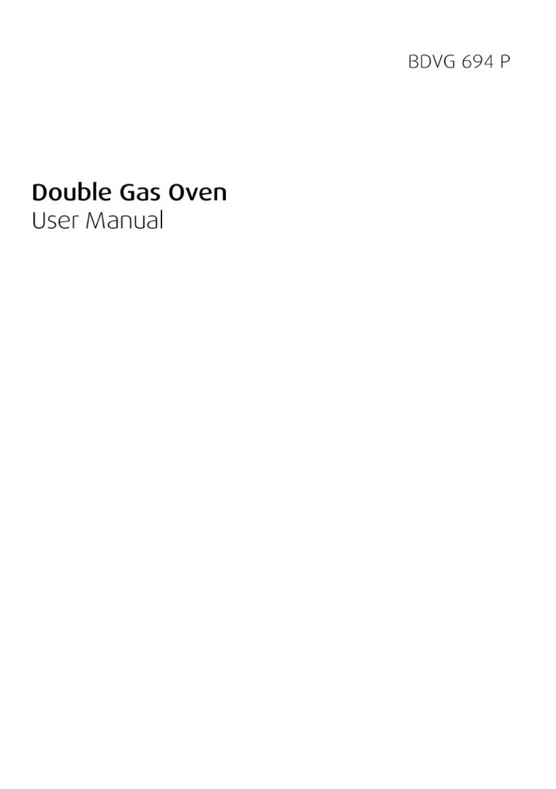 Page 1 de la notice Manuel utilisateur Beko BDVG694KP
