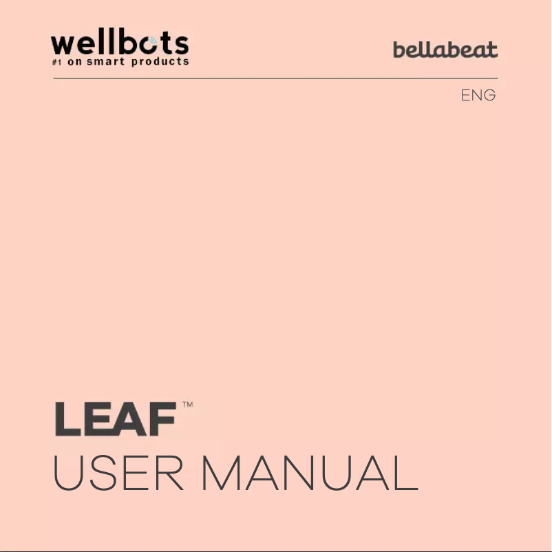 Page 1 de la notice Manuel utilisateur Bellabeat Leaf