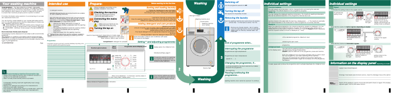 Page 1 de la notice Manuel utilisateur Bosch WAB20260GC