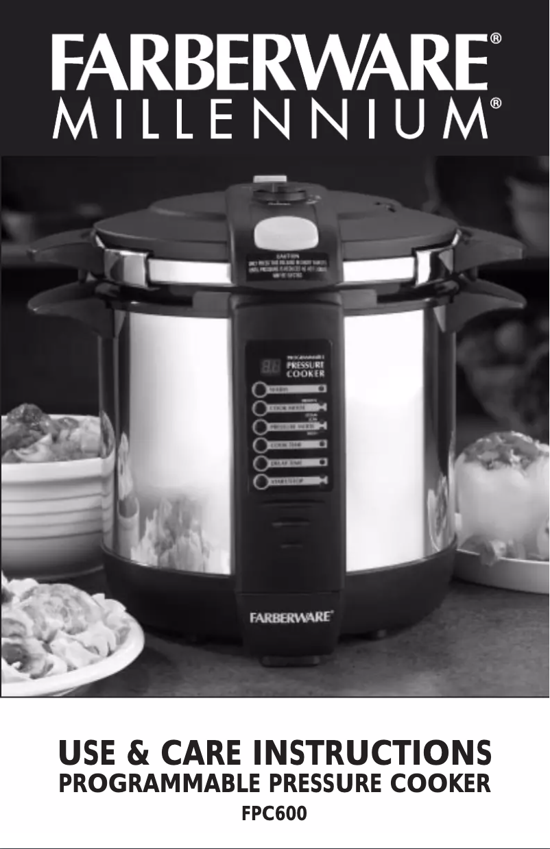 Página 1 del manual Manual de usuario Farberware FPC600