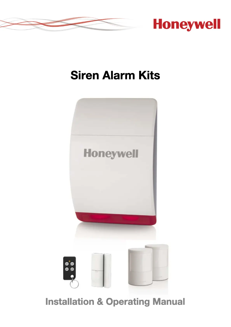 Page 1 de la notice Manuel utilisateur Honeywell HS311S