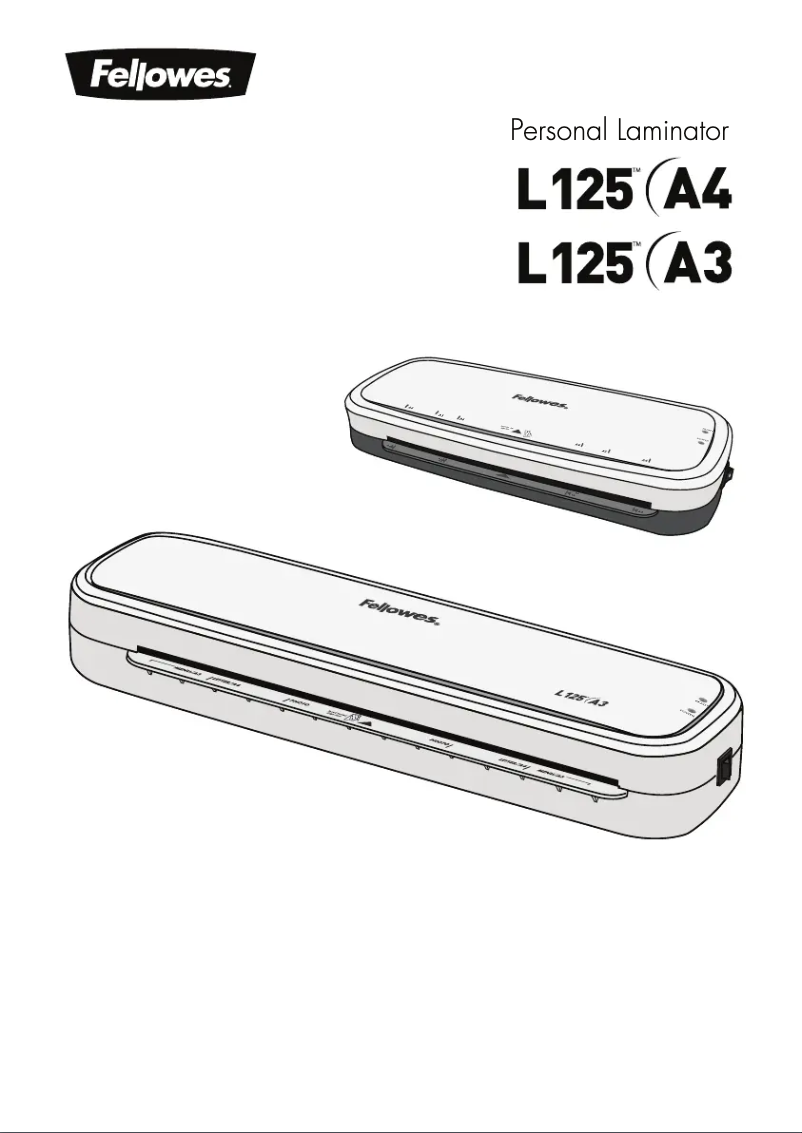 Page n°1 - Manuel utilisateur Fellowes L125-A4