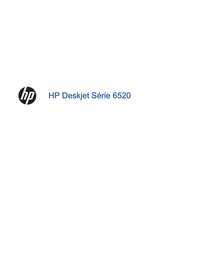 Page n°1 - Manuel utilisateur HP Deskjet 6520