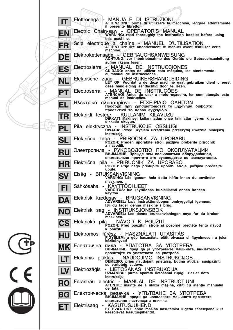 Page 1 de la notice Manuel utilisateur Stiga SE 2216 Q